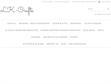 Tablet Screenshot of lkcrafts.com